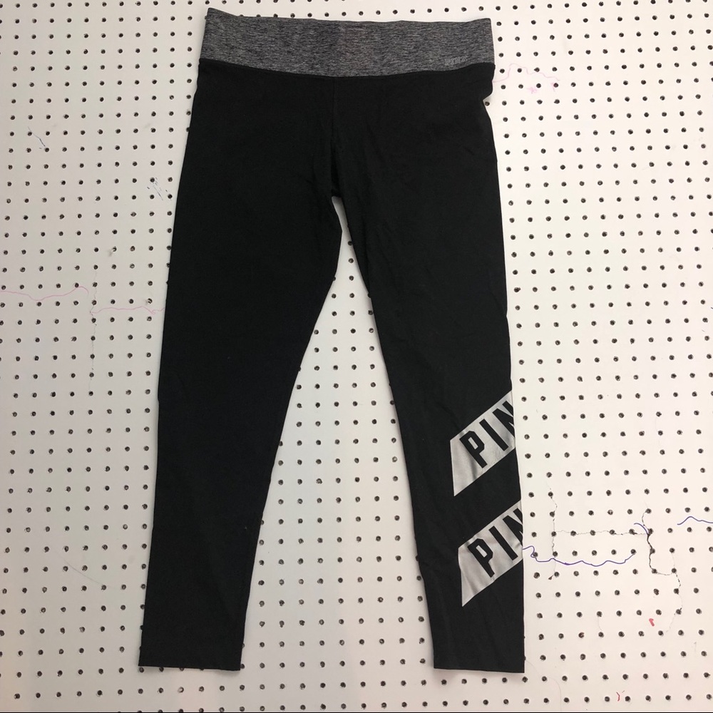 Pink by Victoria’s Secret Large black yoga pants